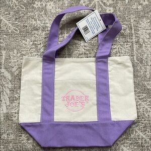 Trader Joe’s Purple Mini Tote Bag